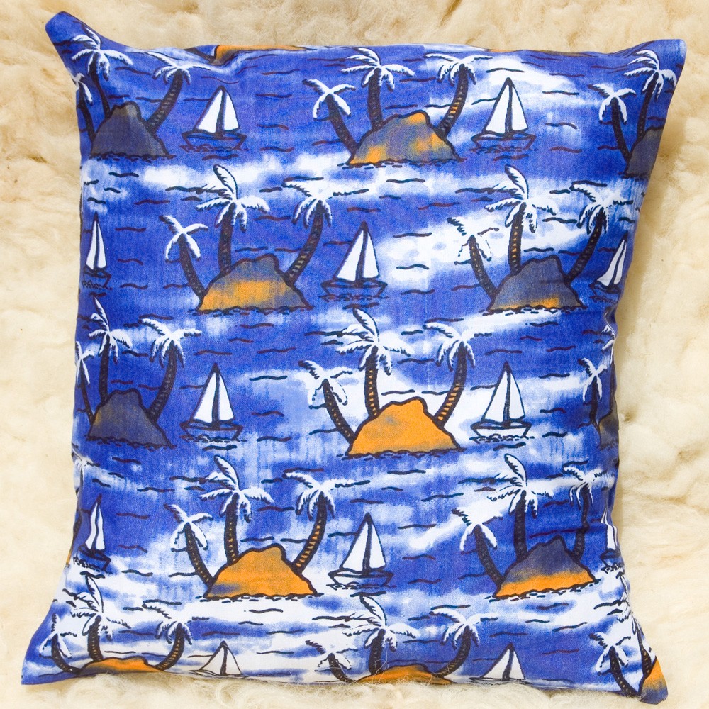 Cojín Africano Etnico- Tela 100% Algodón - Diseño Marino