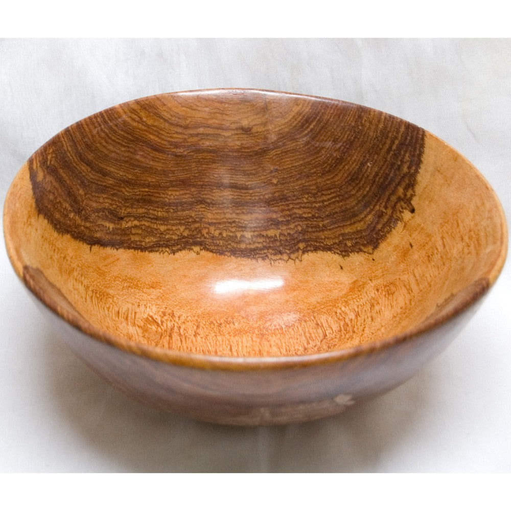 Frutero de Madera - Artesano - Africa - Color Blanco y Marrón