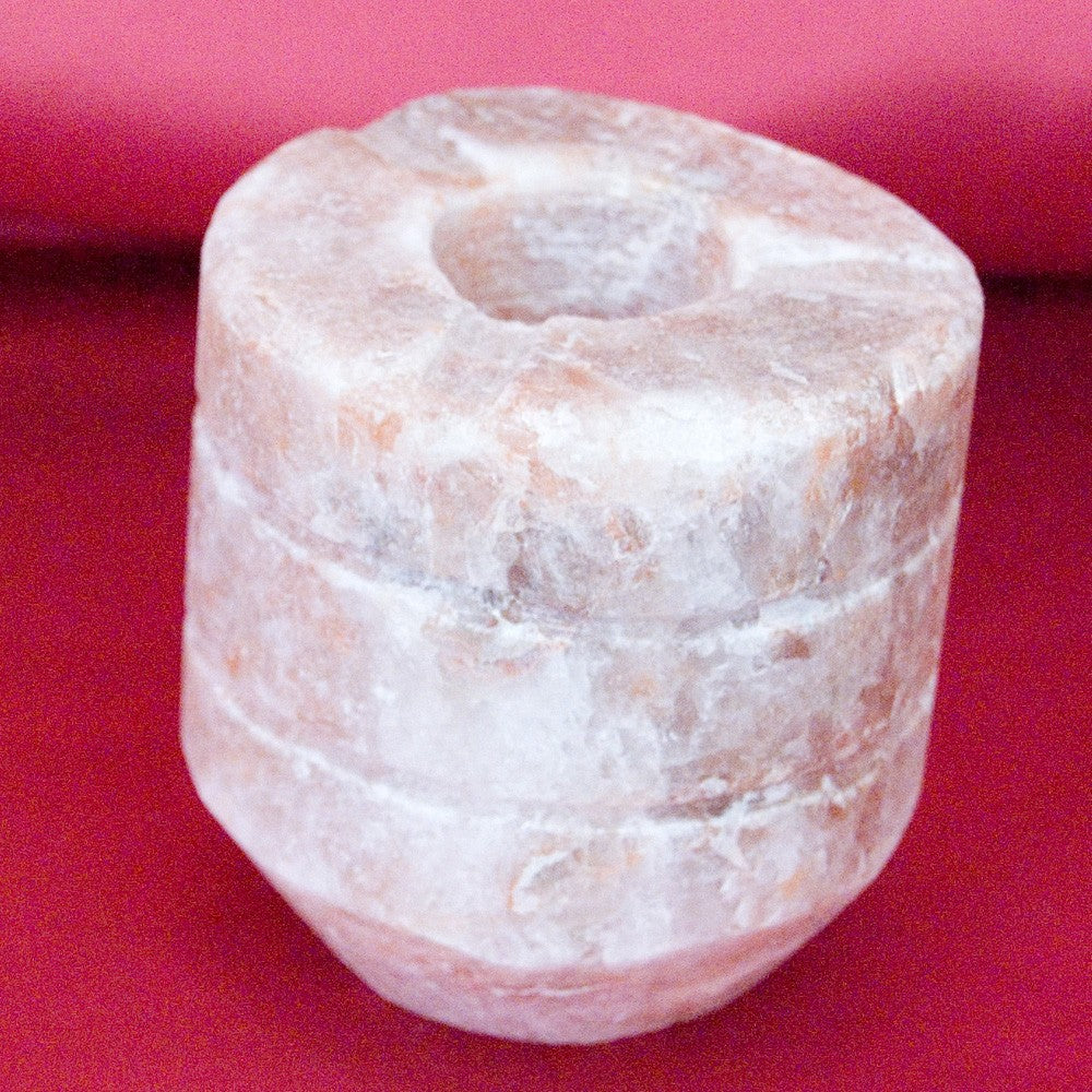 Cenicero Cilindro - Sal del Himalaya - Mineral Natural 9 x 10 cm