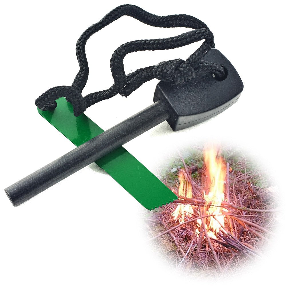 Encendedor Supervivencia Grande- Pedernal - Hacer Fuego Fácilmente