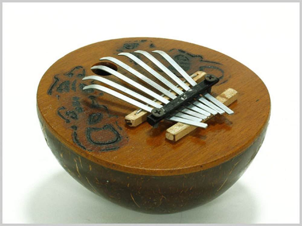Kalimba - Instrumento Africano - Coco - Pulsaciones