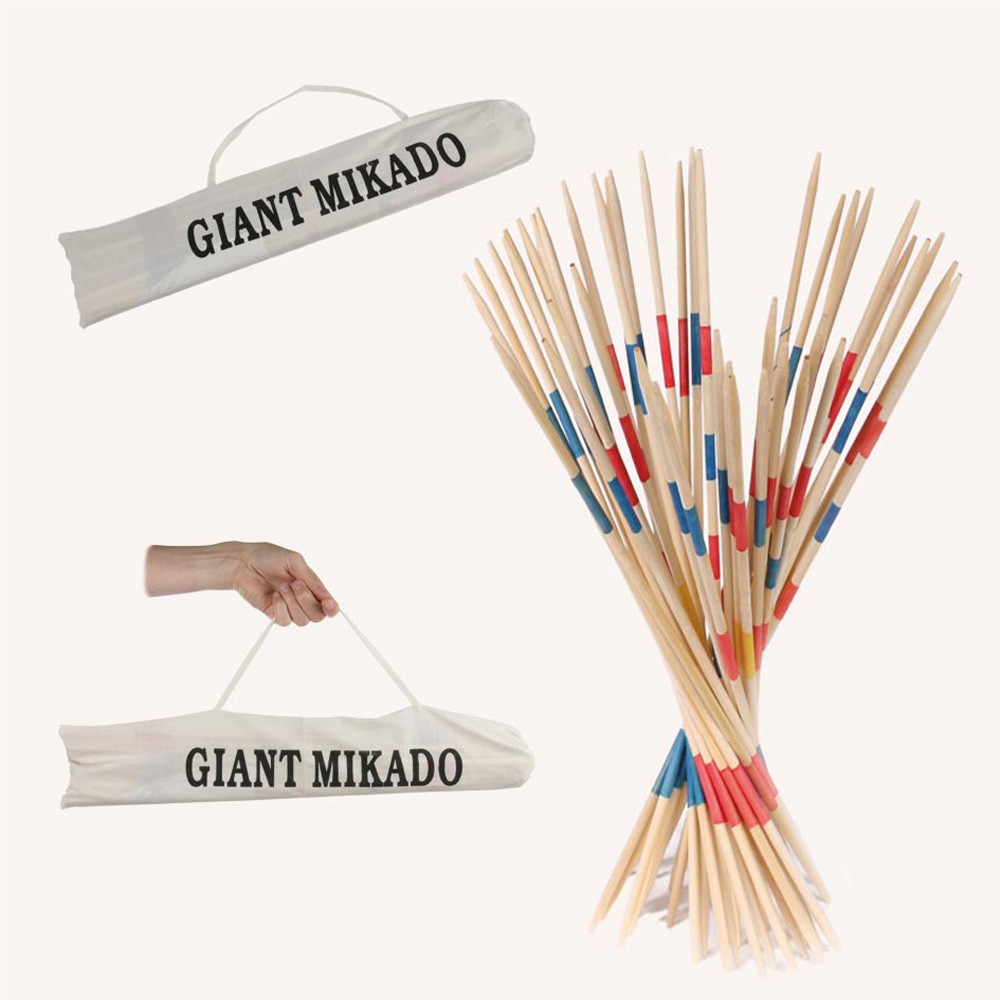 Mikado Gigante Madera  - 50 cm - Bolsa Transporte