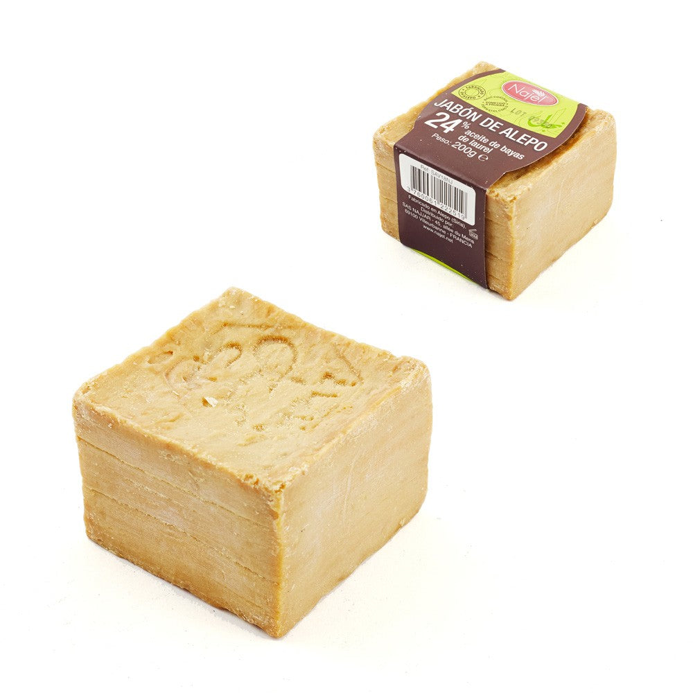 Jabón Natural  Oliva y Laurel 20 % (Siria) 200 Gr - Alepo
