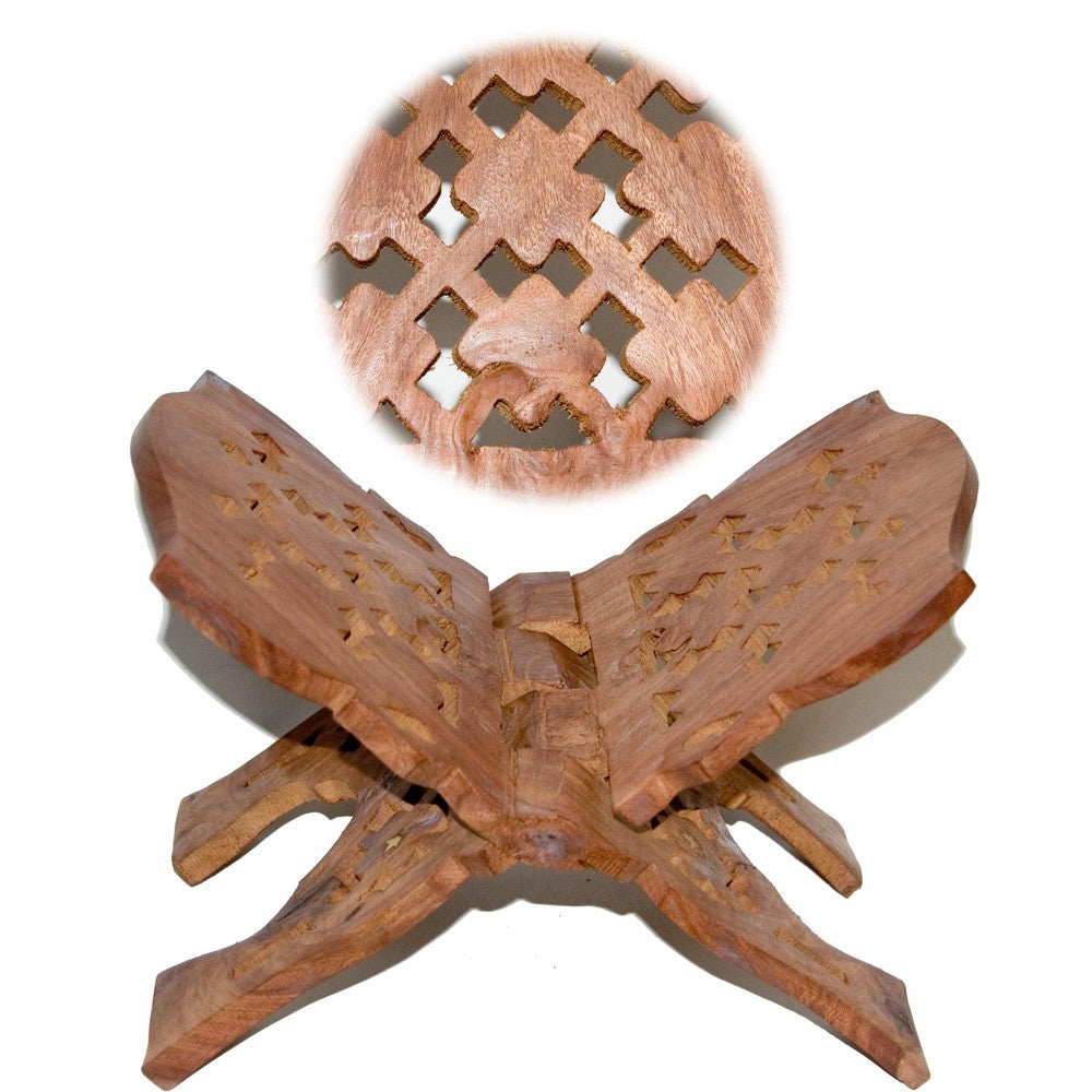 Portalibros Sagrado Madera Roja Calada - Plegable - Estrellas