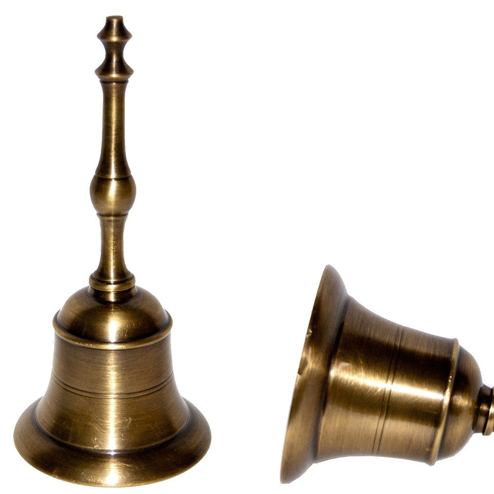 Campanilla Fundición Bronce Envejecido - Artesanal Español
