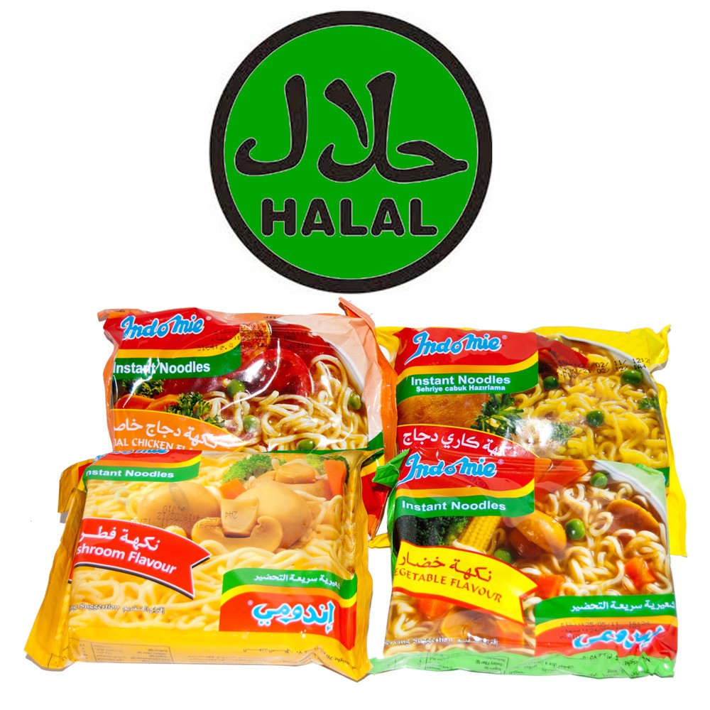 Espagueti Instantáneos - Fideos Indomi - Varios Sabores-  4 Sabores- Halal