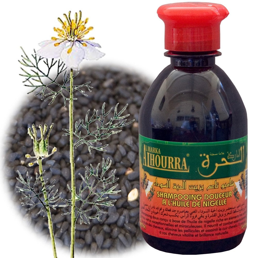 Champú Natural De Ajenuz - 250 ml - Jabba Swada - Nigella Sativa - Al Hourra