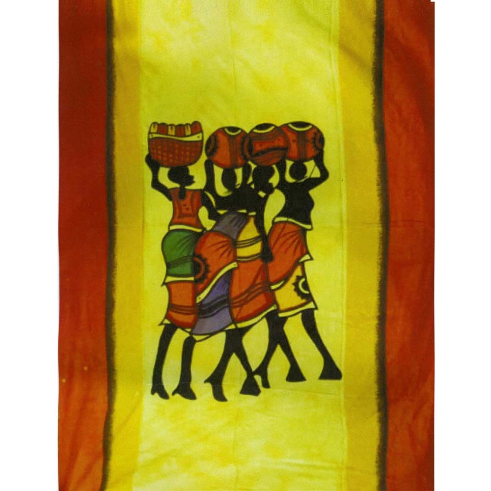 Tela Algodon India-Madre África-Artesana-140 x 210 cm