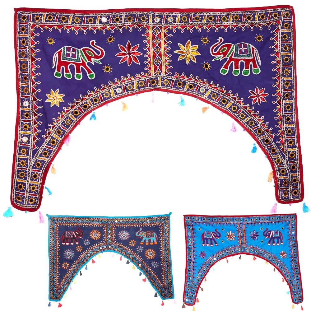 Tapete Decoración Arco - Artesanal - 95 x 65 cm-Varios Colores
