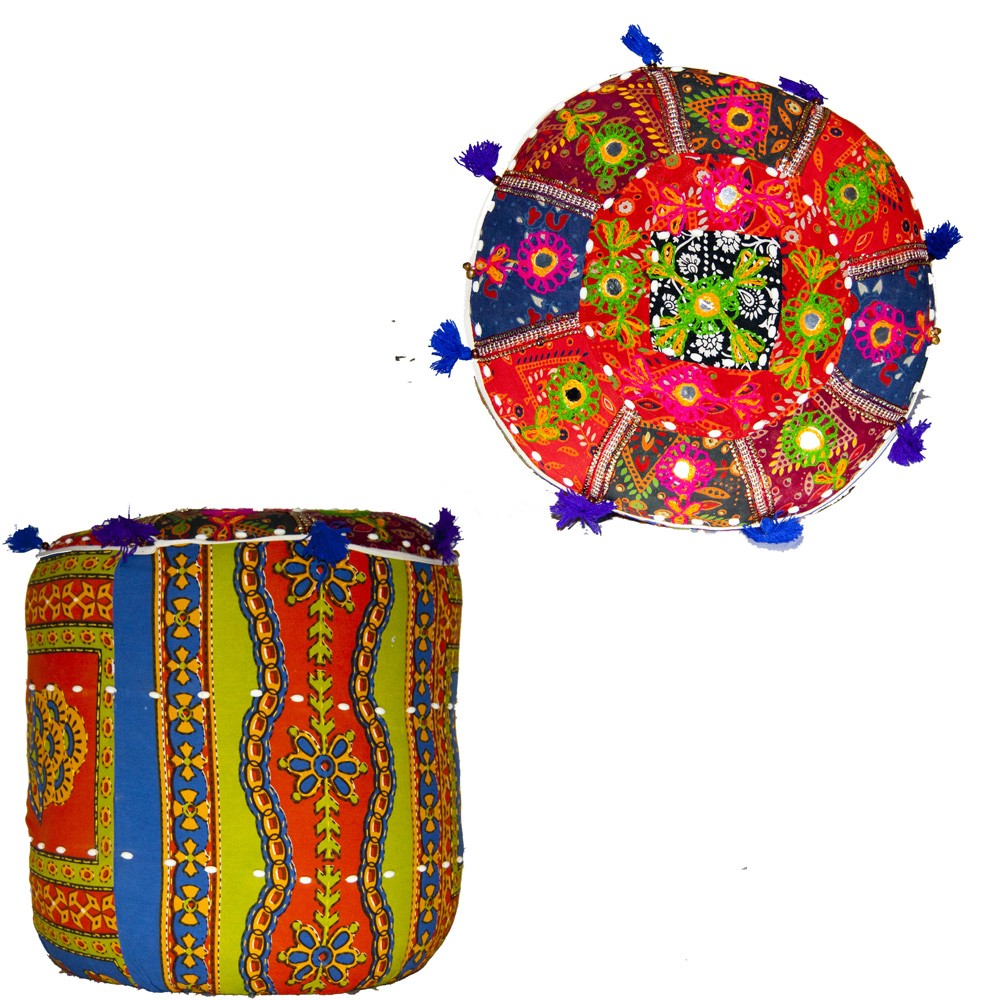 Taburete - Puff Rígido  - Yoga - Incluye Relleno - 40 cm