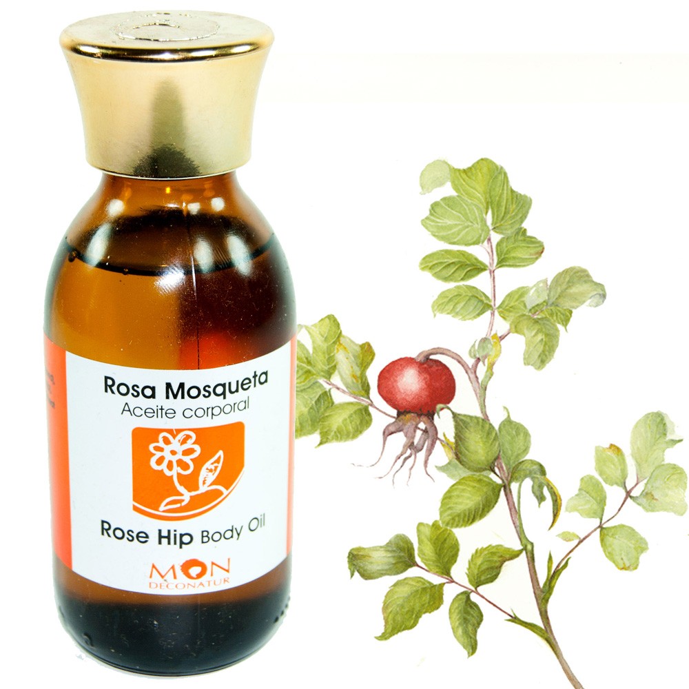 Aceite Corporal con Rosa Mosqueta - 125 ml - 100% Natural - MON
