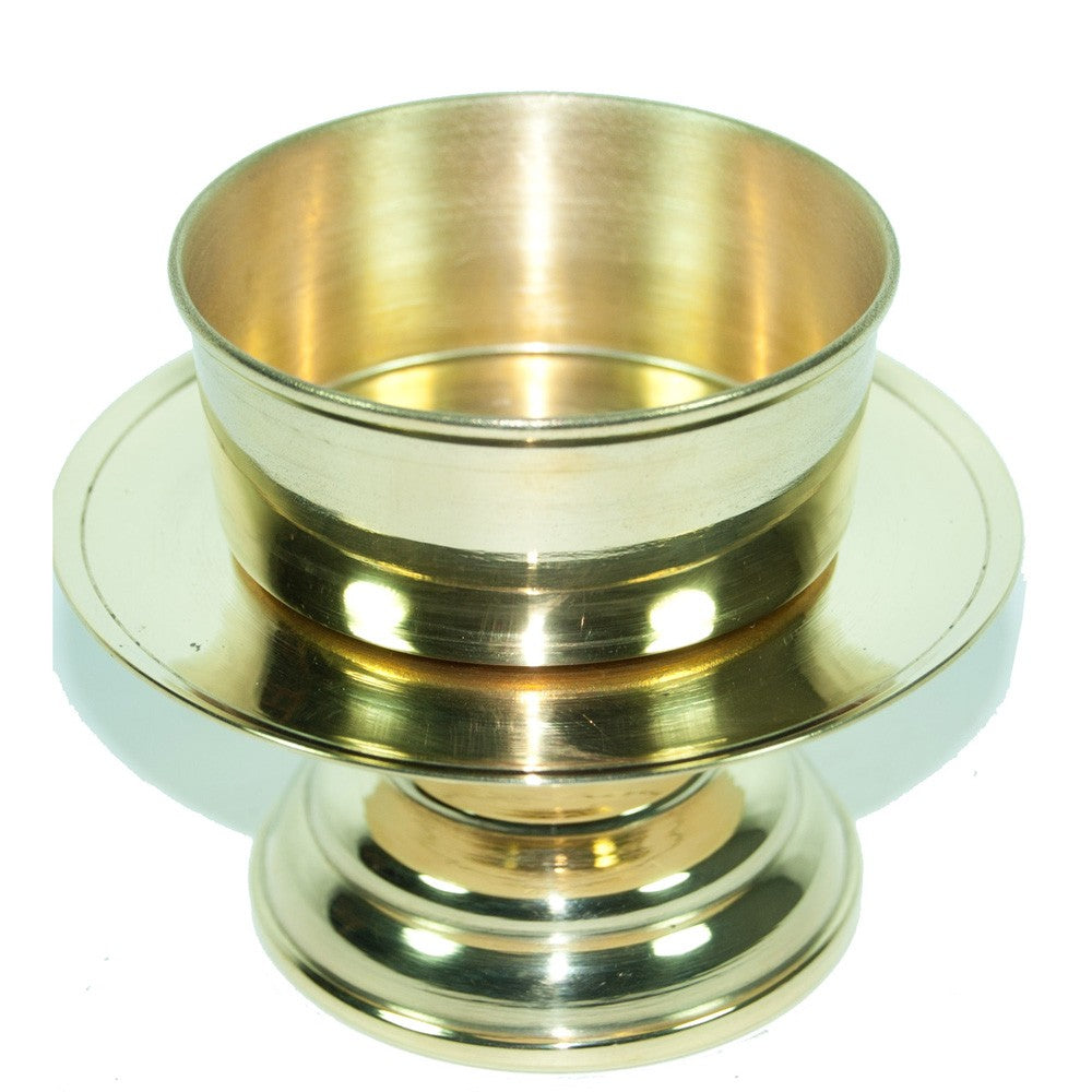 Portavelas Fundición Bronce - Anilla - 9 cm - Español