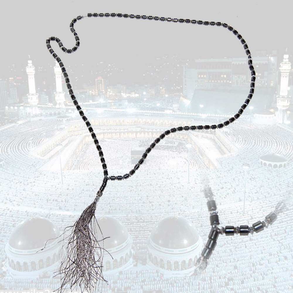 Tasbih Metálico 99 bolas - Tamaño ideal para Viajes - 35 cm