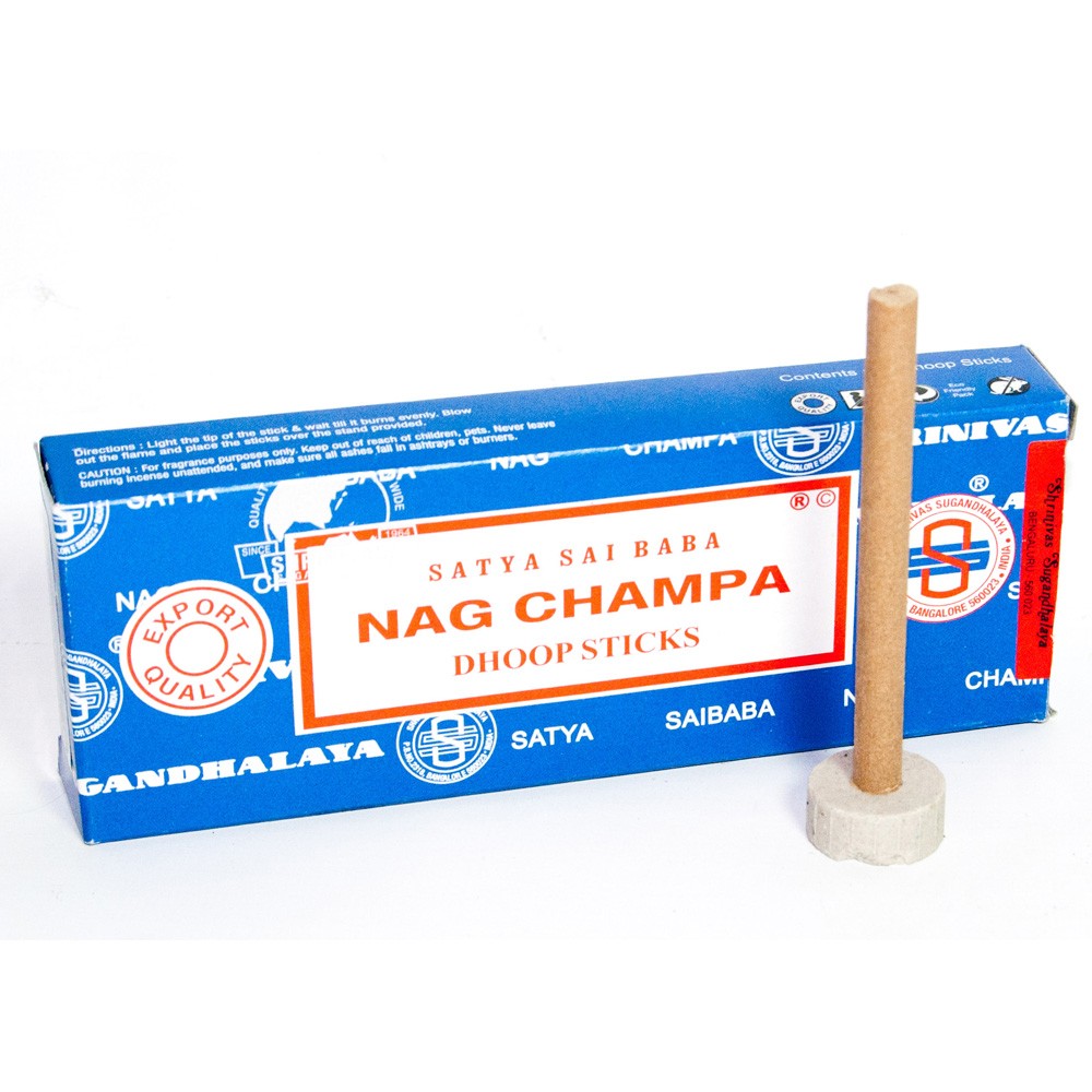 Incienso Dhoop Nag Champa - Varitas Pasta - SATYA - dura 1 hora