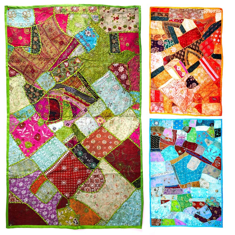 Tapete Pathwork Calidad-155 x 95 cm - Artesanal - Varios Colores