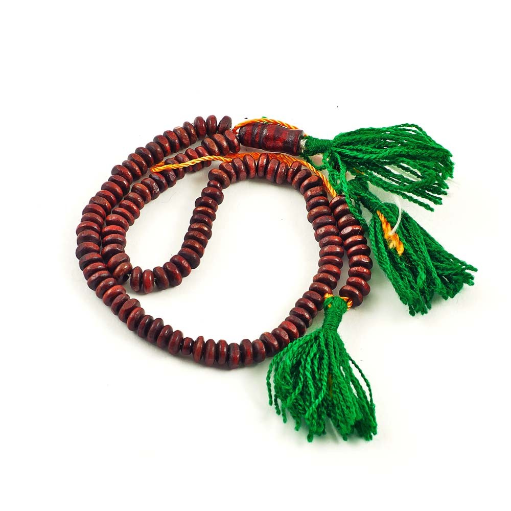 Tasbih Madera Oscura - 100 bolas - Madera  - 20 cm - Ideal Viaje