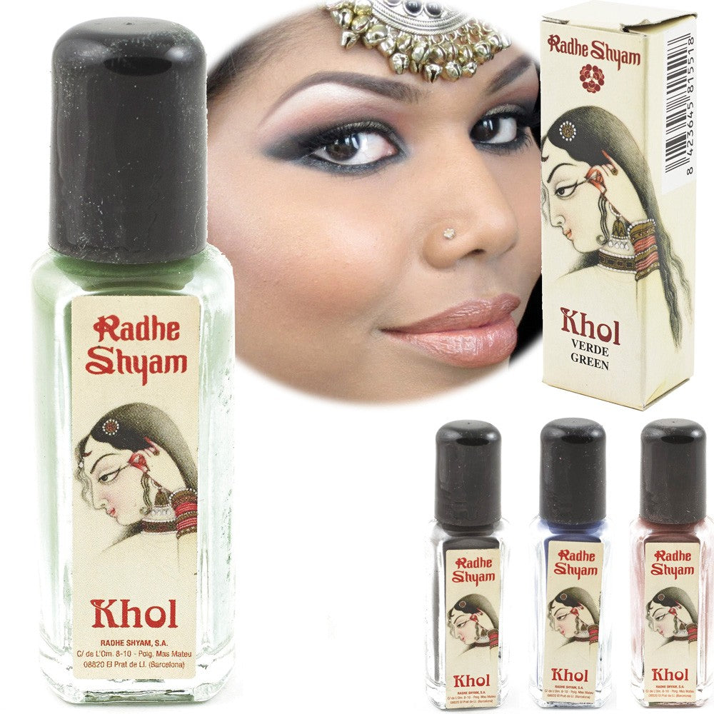 Khol Polvo Natural - Varios Colores - Radhe Shyam - Gran Calidad