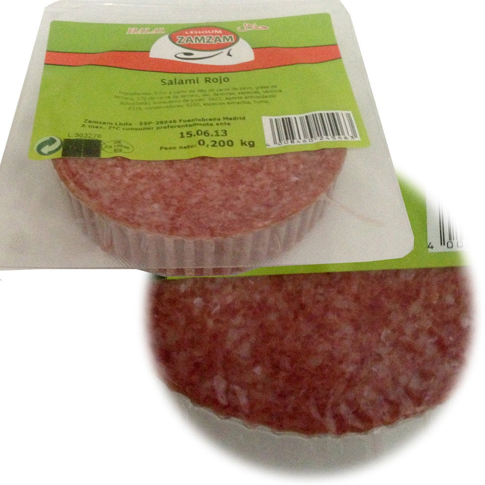 Salami de Pavo en Lonchas - Halal - 200 gr - Zamzam