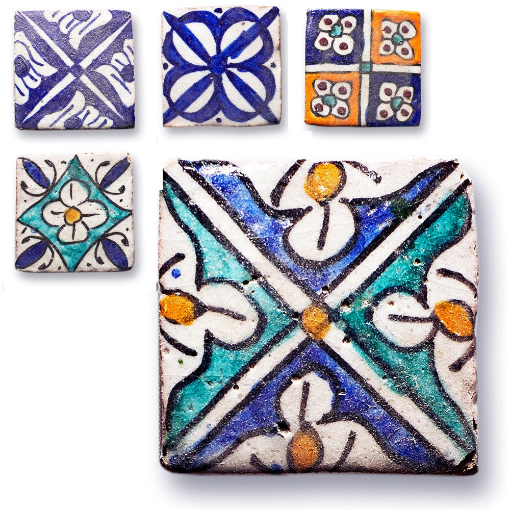 Azulejo Andalusí Mini - 5 cm - Varios Diseños - Artesanal