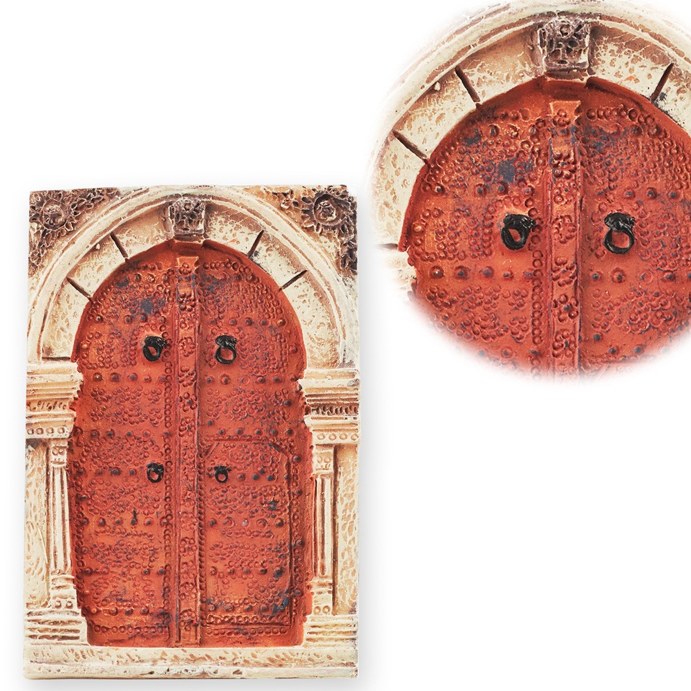 Juego 3 Imán Miniatura Puertas Arabes- 5 cm - Ideal Nevera