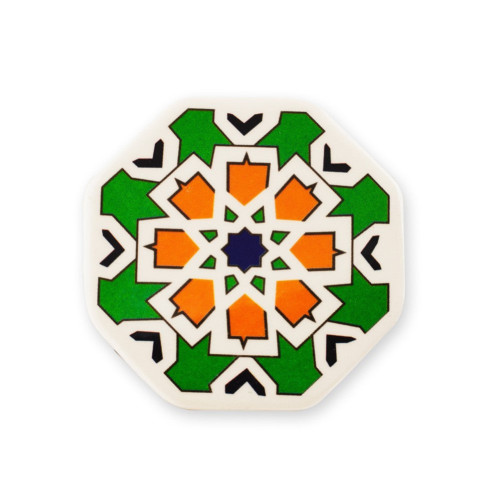 Imán Azulejo Arabe Hexagonal - Ideal Nevera - 6 cm