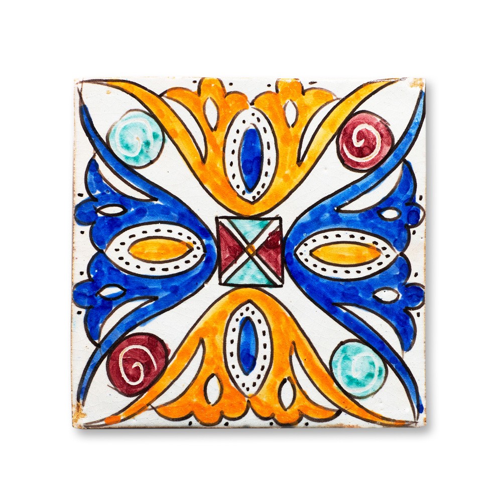 Azulejo Andalusí - 14,5 cm - Varios Diseños- Artesanal- Modelo 4