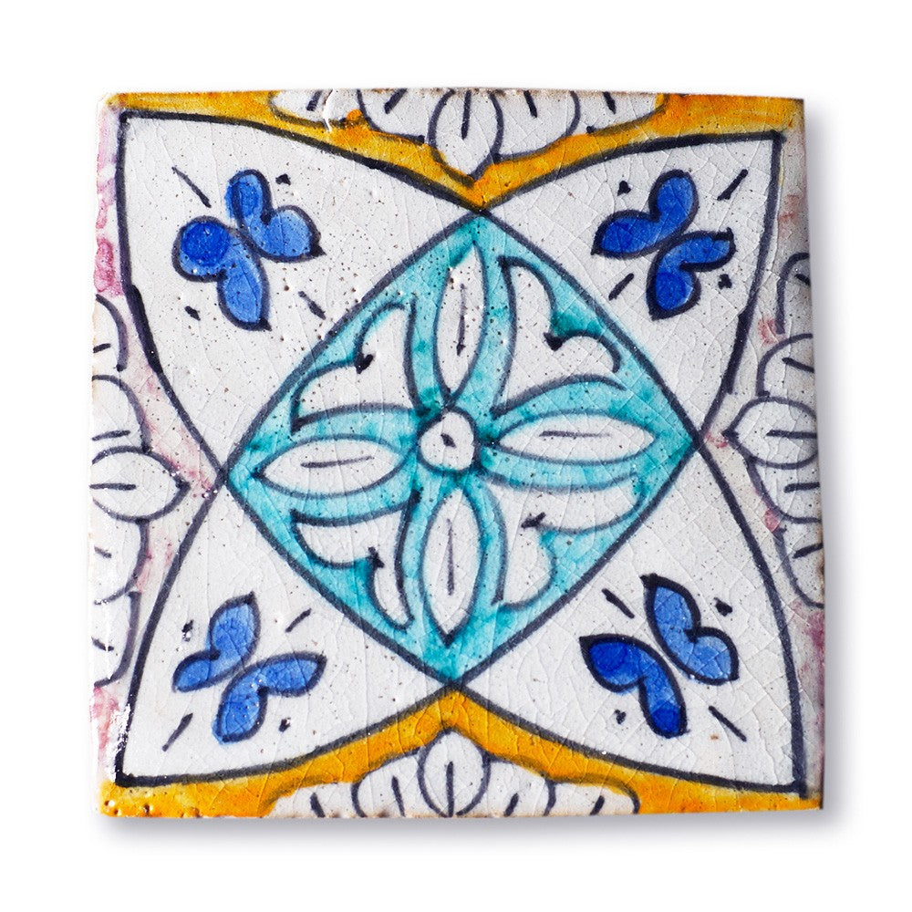 Azulejo Andalusí - 10 cm - Varios Diseños- Artesanal- Modelo 9