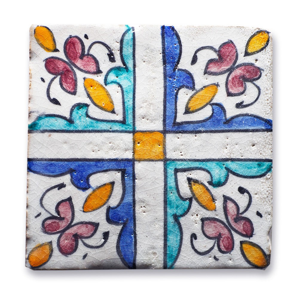 Azulejo Andalusí - 10 cm - Varios Diseños- Artesanal- Modelo 11