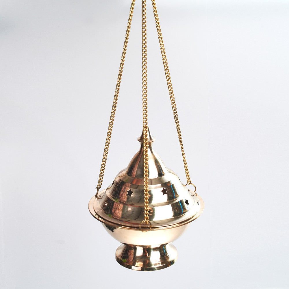 Incensario Botafumeiro Grande - Bronce - Cadena 30 cm