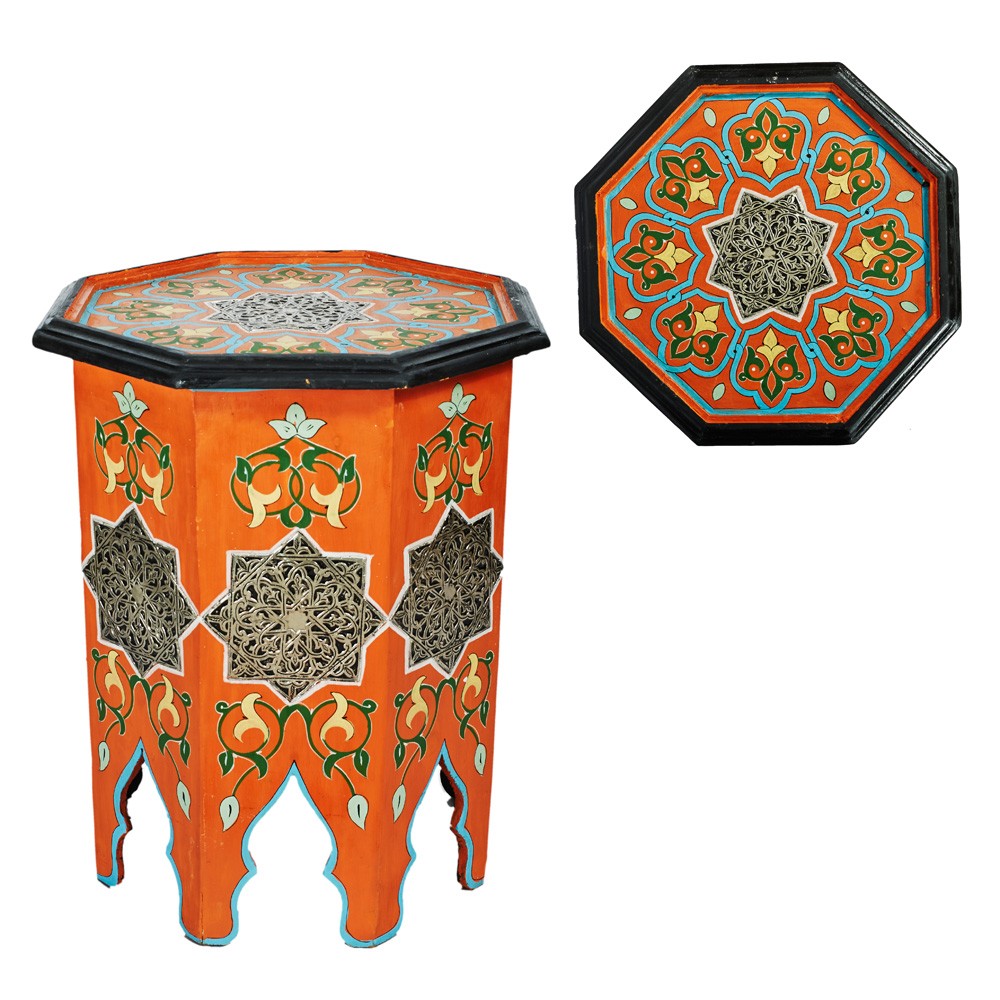Mesita de Noche Octogonal-  Andalusí - Varios Colores