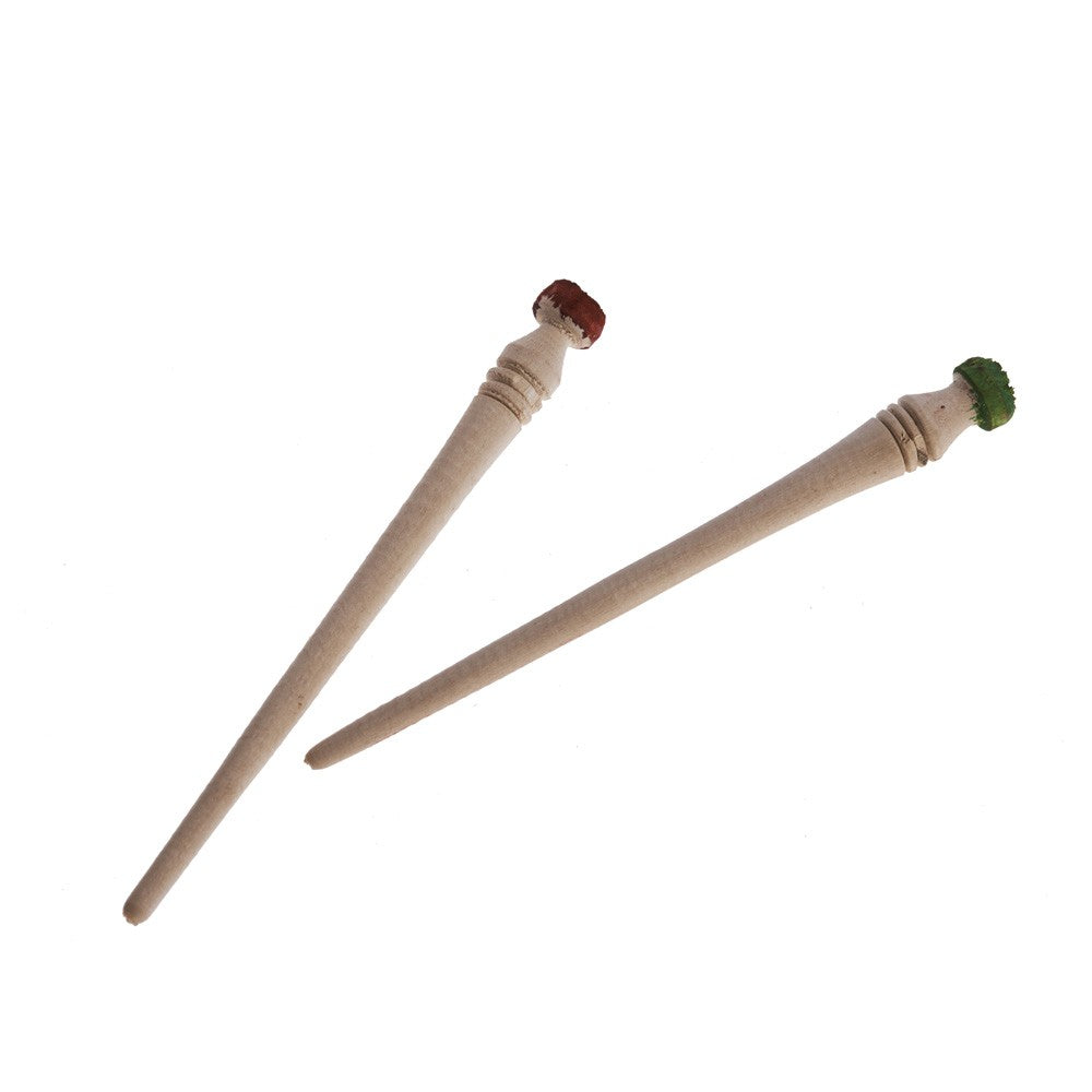 Palo Madera Labrado para Kujul - Artesano - 9 cm