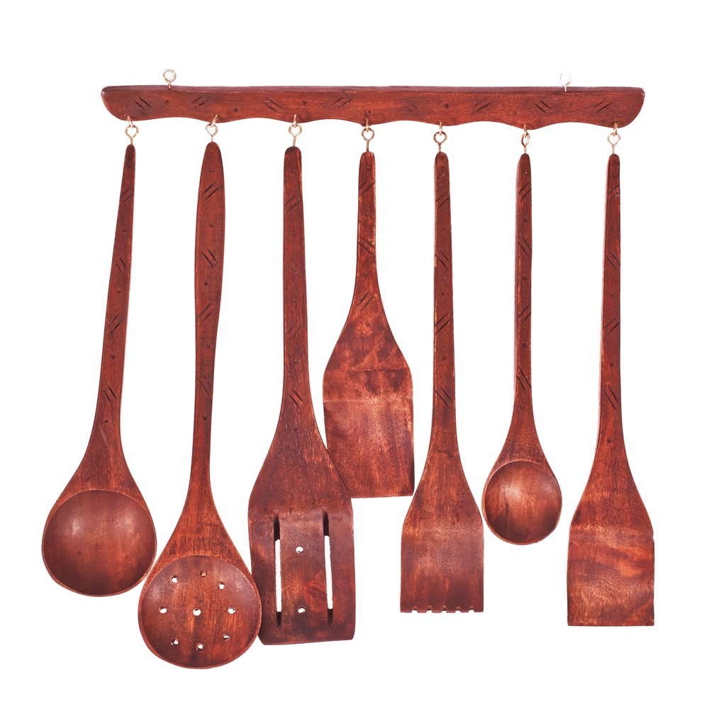 Juego Utensilios Cocina - Decorativo - Percha Exposición