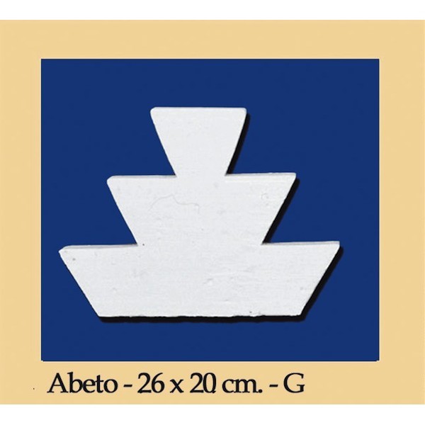 Abeto Andalusi - Escayola - 26 x 20 cm