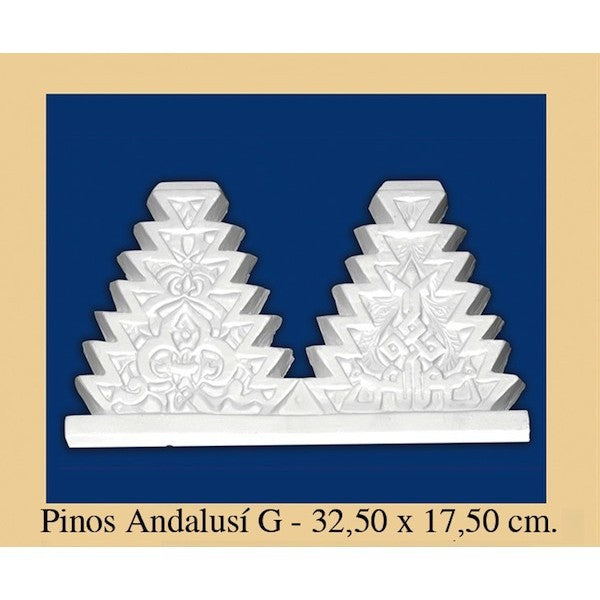 Pino Andalusi - Escayola - 32.5 x 17.5 cm