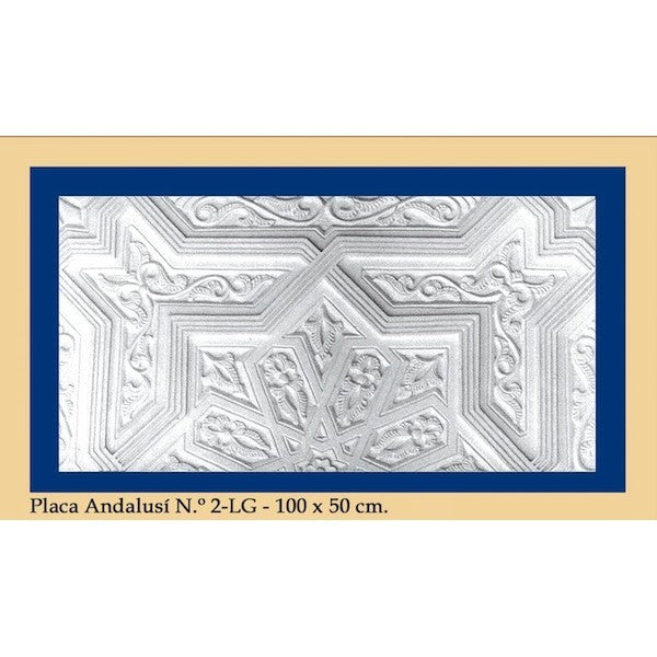Placa Andalusi -Escayola - 100 x 50 cm