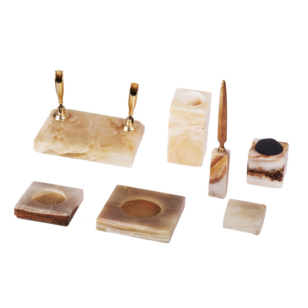 Juego Utensilios Oficina - Onix - Varios Accesorios - Calidad