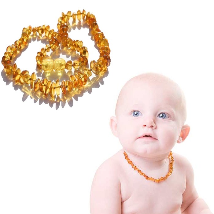 Collar Ambar Natural 100% - Crecimiento Dientes Bebe