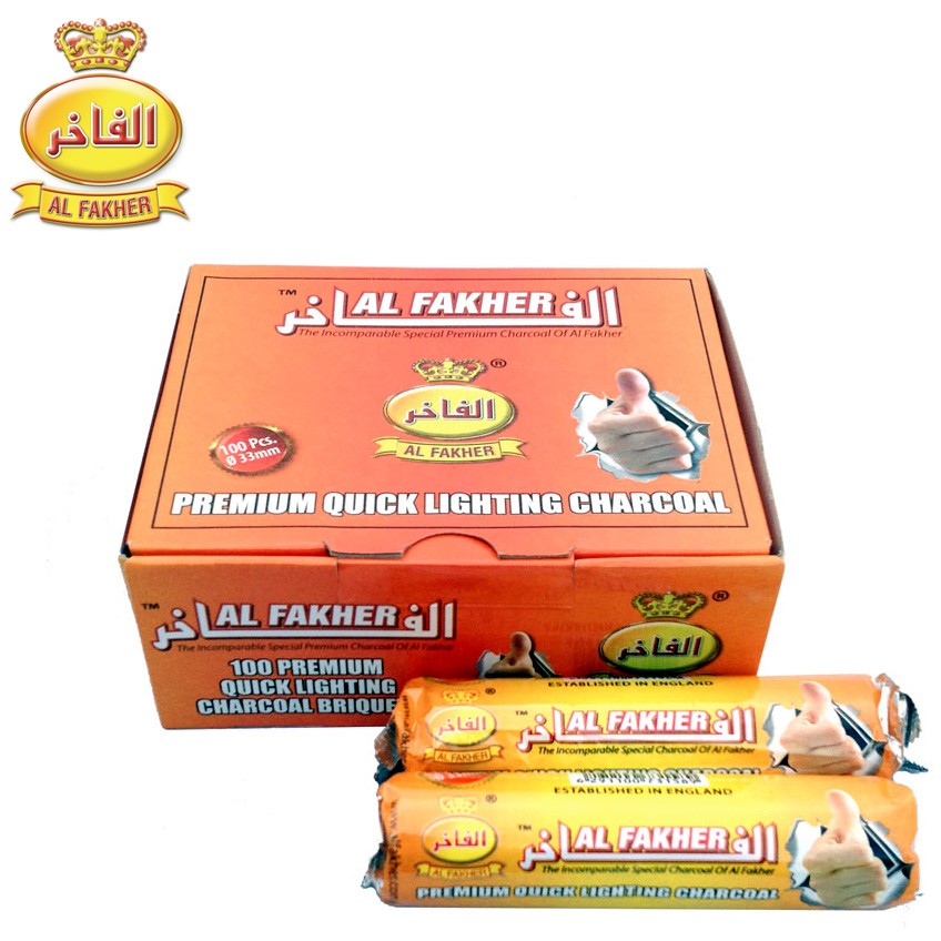 Carbón Al-Fakher Profesional - Gran Calidad - Pastillas - 40 mm