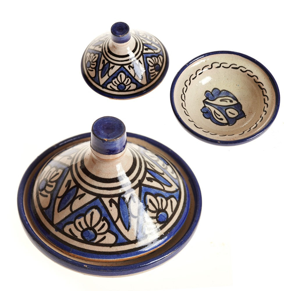Especiero Tajin Mini Decorado con motivos Arabes - Varios Colores- 9 cm Diámetro