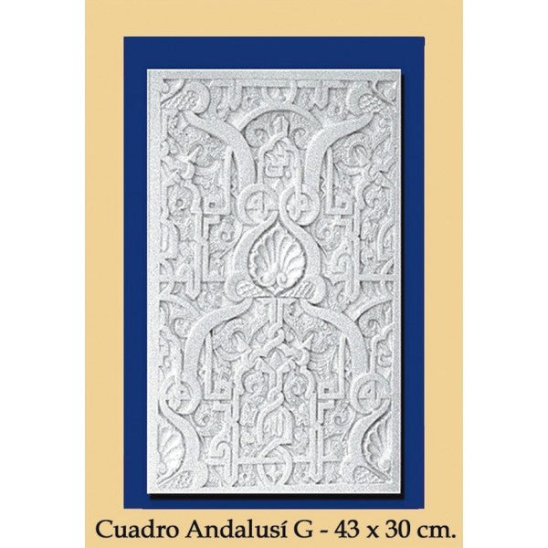 Cuadro Andalusi - Escayola - 43 x 30 cm