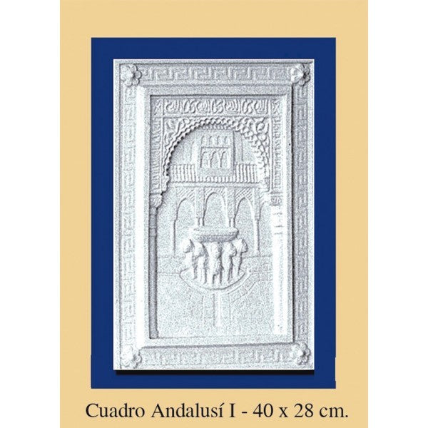 Cuadro Andalusi - Escayola - 40 x 28 cm
