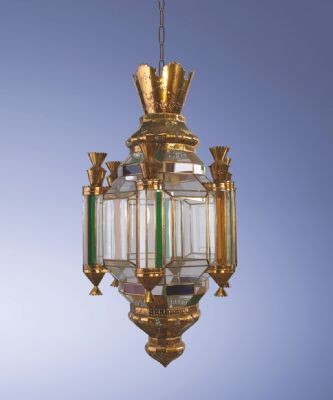 Farol Envejecido Modelo Renacimiento Corona - Serie Andalusí Granadina - Varios Acabados