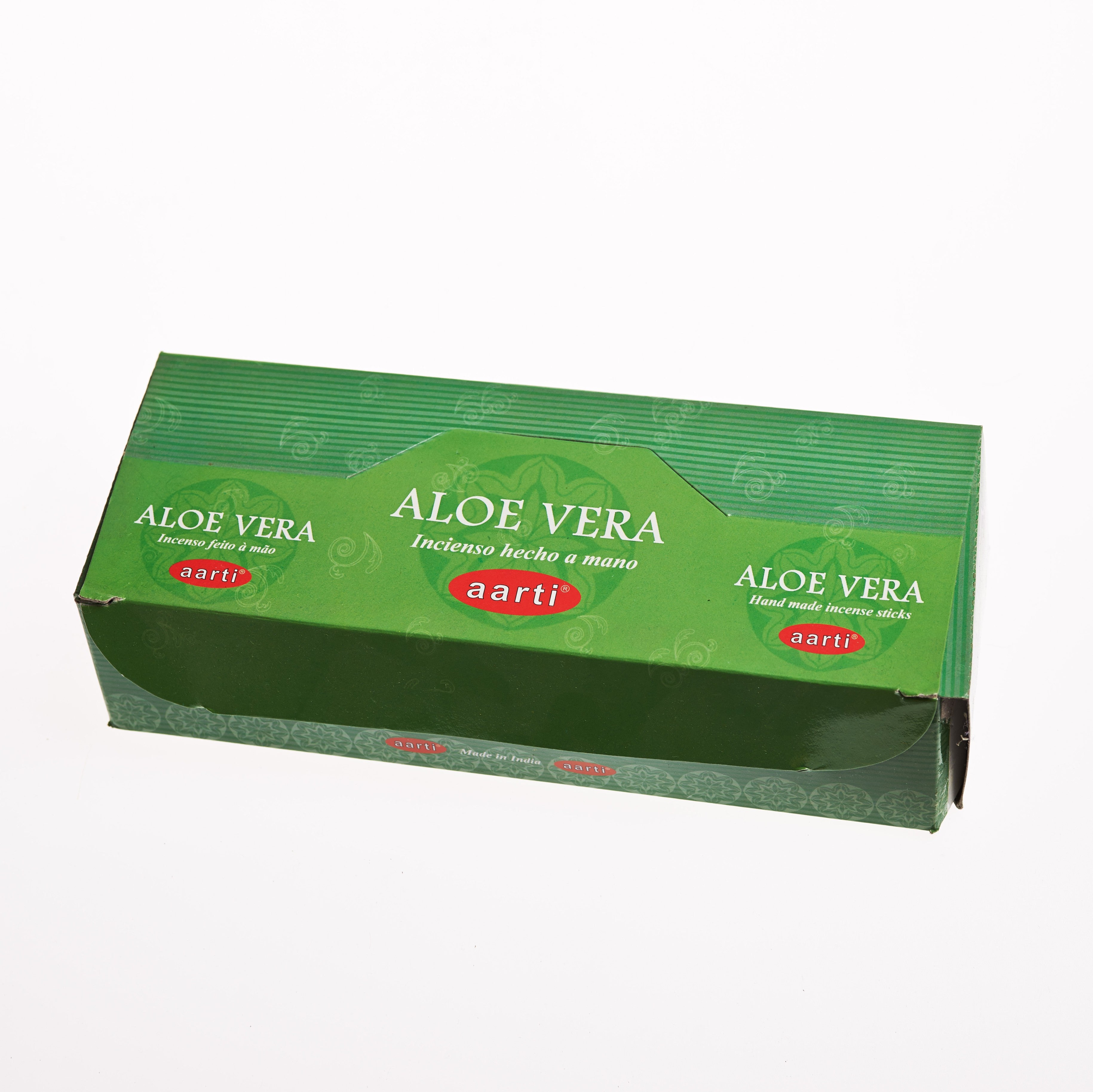 Incienso Aarti- Aloe Vera- Hecho a mano