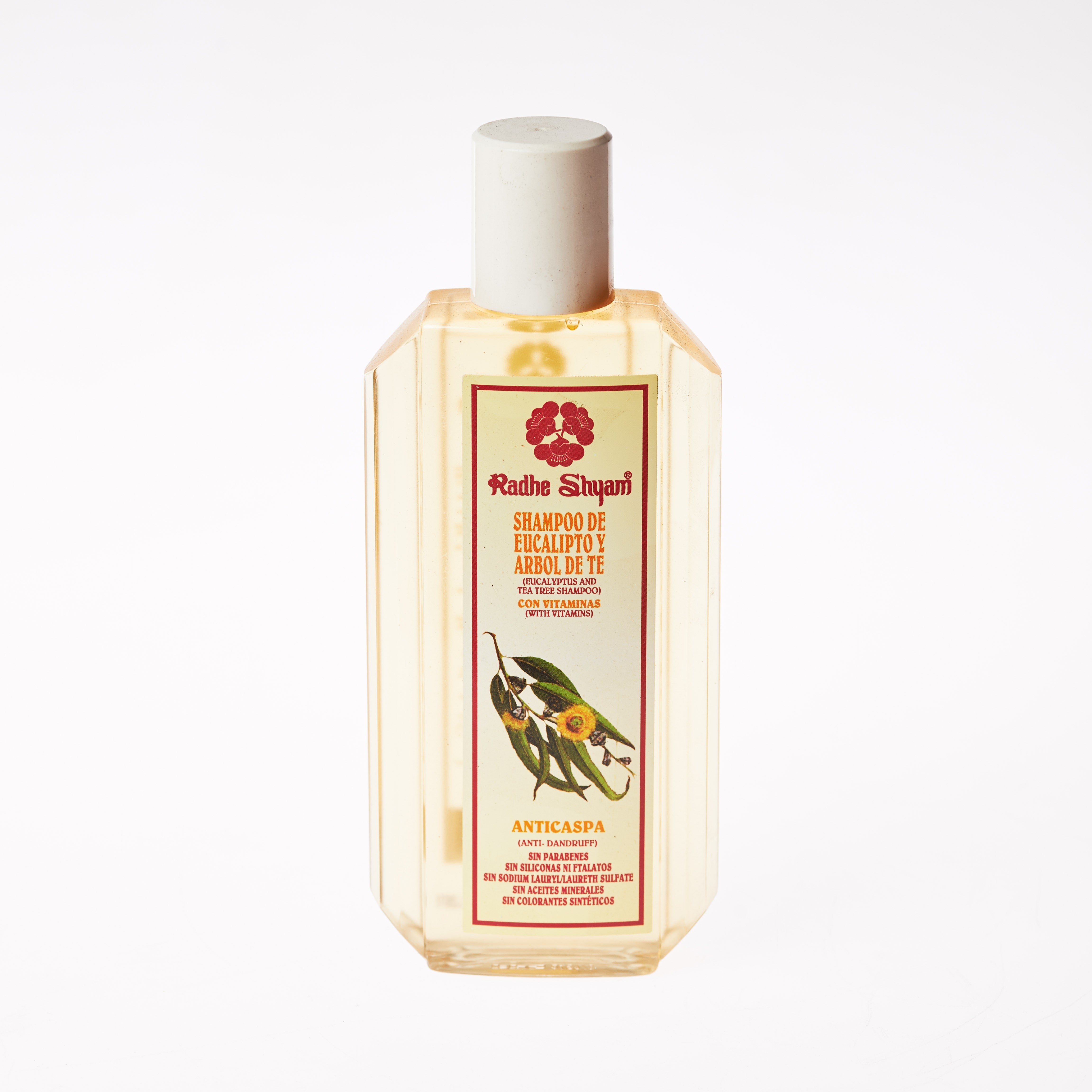 Champú De Eucalipto y Árbol del té- Anticaspa- Radhe Shyam- 250 ml