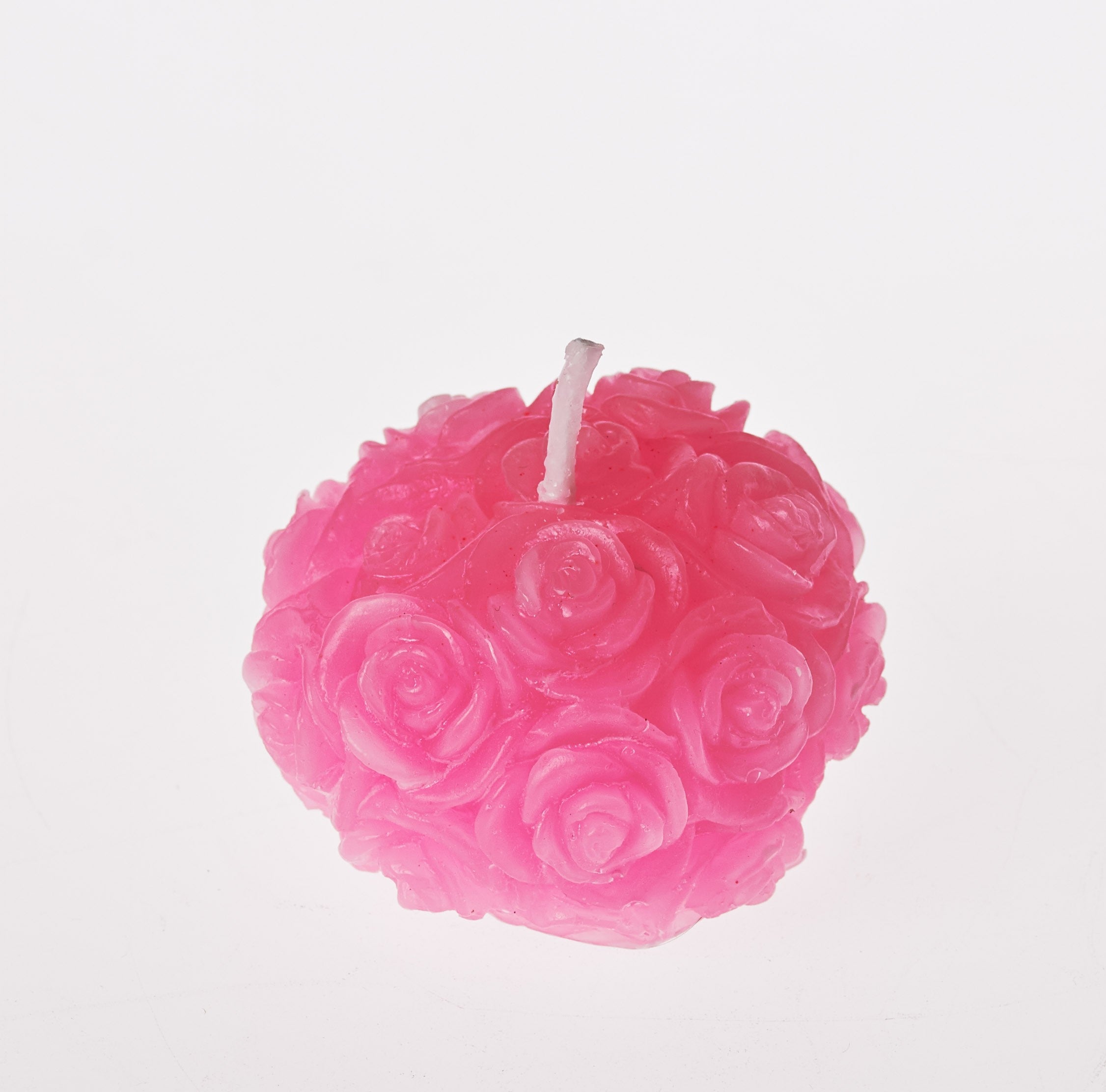 Vela - Rosas- parafina