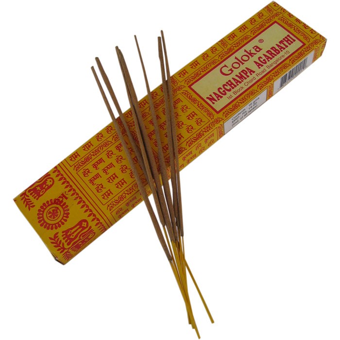 Incienso Goloka Nagchampa - 16 gr - Primera Calidad