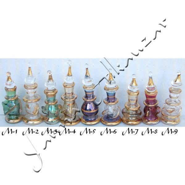 Perfumero Artesano Cristal Tamaño 1 - 4 cm