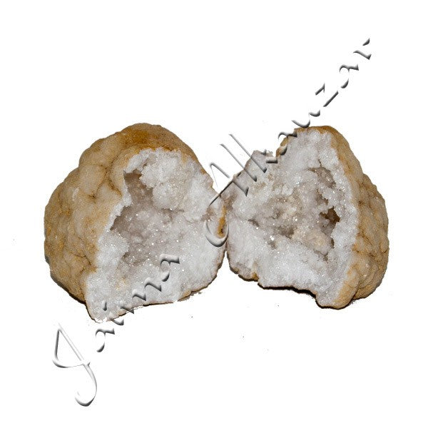 Geoda - Mineral Roca - Cuarzo - Se abre en 2 piezas- 15 cm