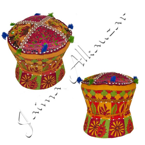 Taburete - Puff Rígido  - Yoga - Incluye Relleno - 35 cm