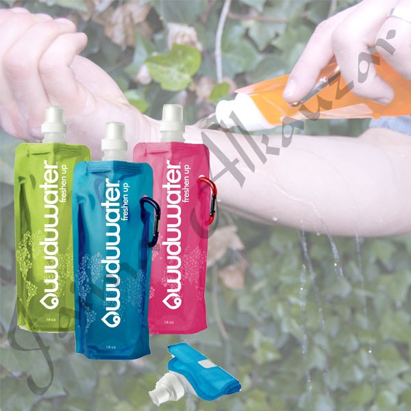 Botella Wuduu - Portátil - Flexible - 480 ml - Varios Colores